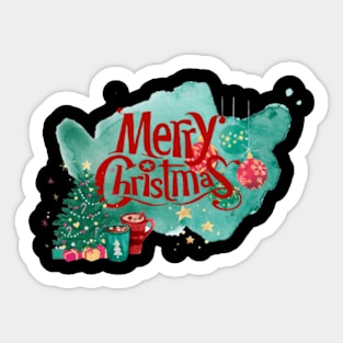 merry Christmas day , merry christmas gifts Sticker